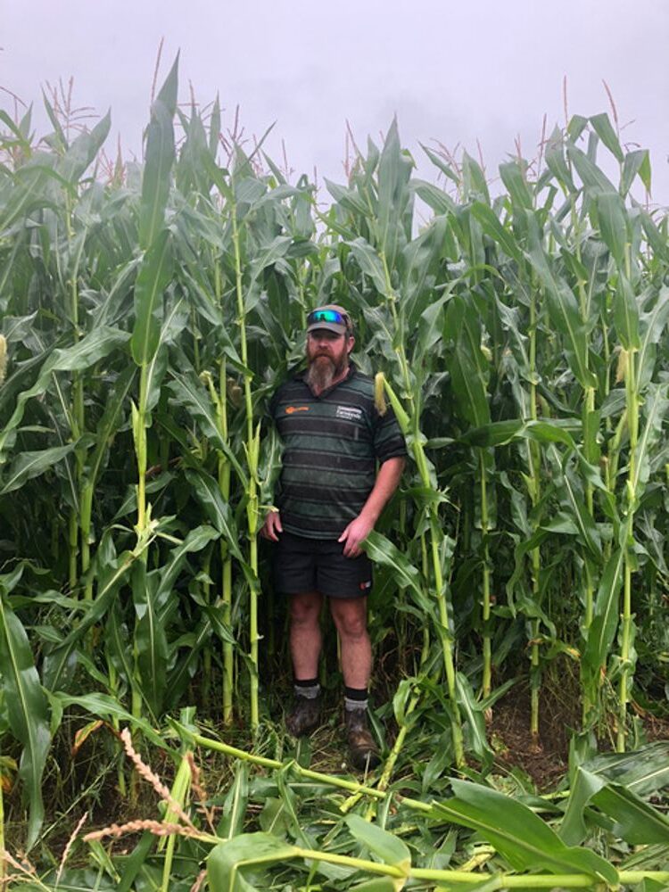 Rhys Blackmore maize by the (cold) South Coast 3rd year in a row.