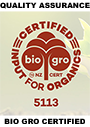Quality Assurance Bio Gro Certified